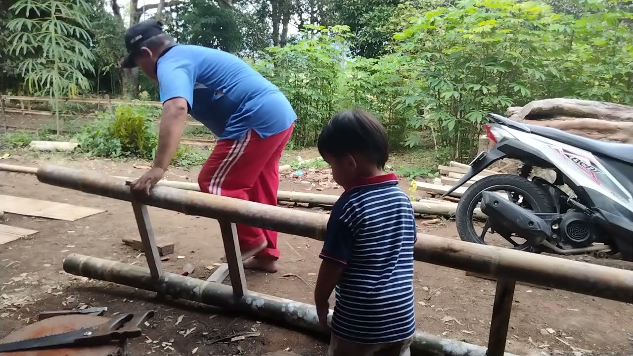 14 Februari 2026 Di posko 2 menyelesaikan pekerjaan buat jenjang tanggo Bambu