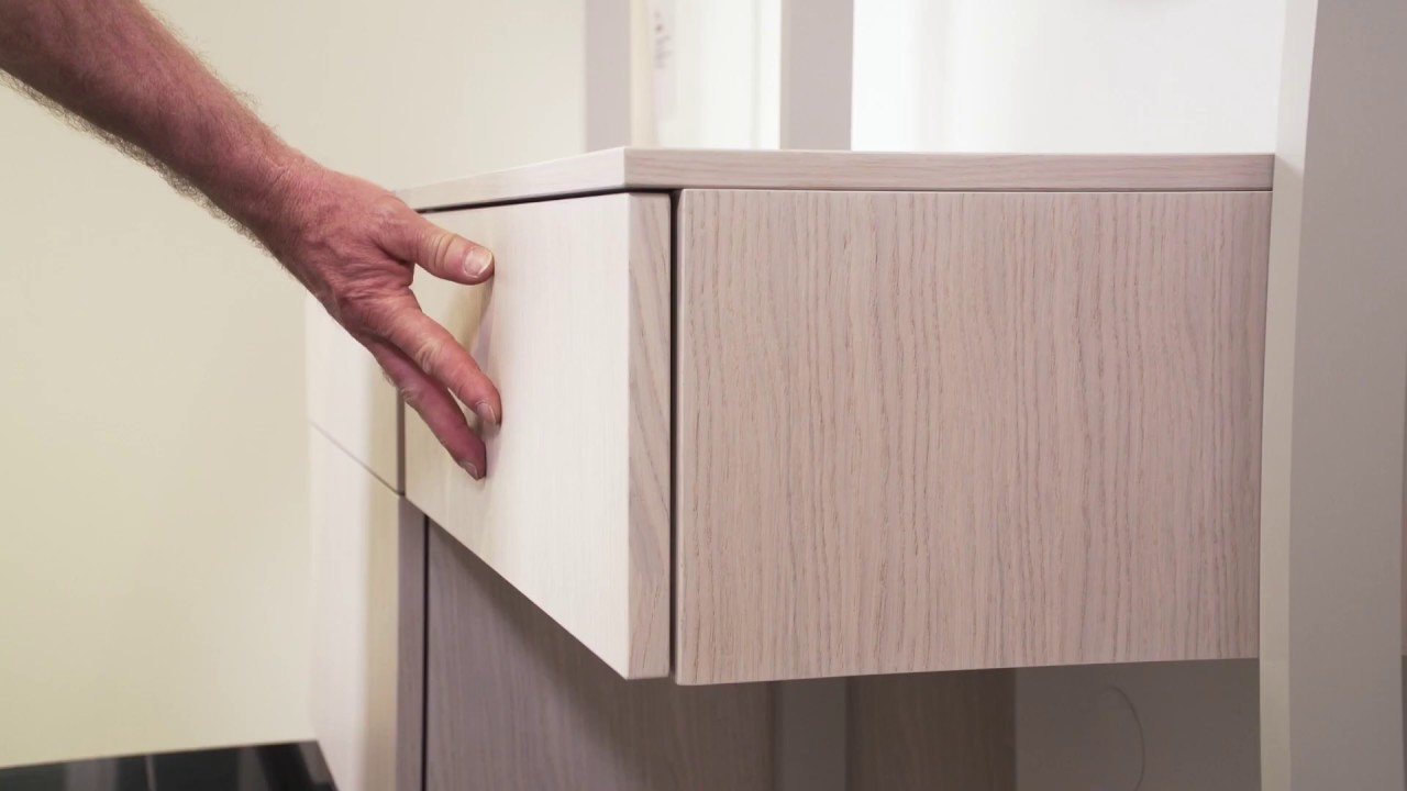 burgbad Premium Schubkasten einstellen TipOn