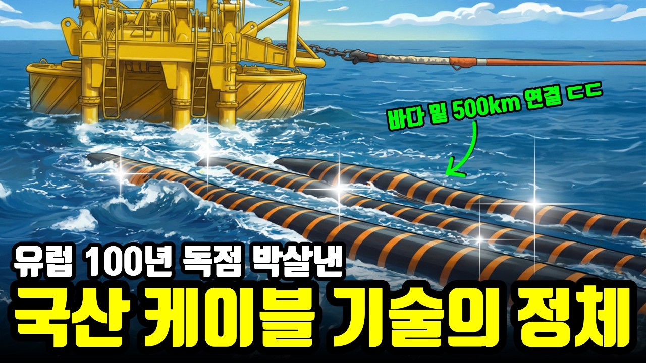 유럽의 100년 독점을 단숨에 박살낸 국산 케이블 기술의 정체 (30조 역대급 잭팟 ㄷㄷ)