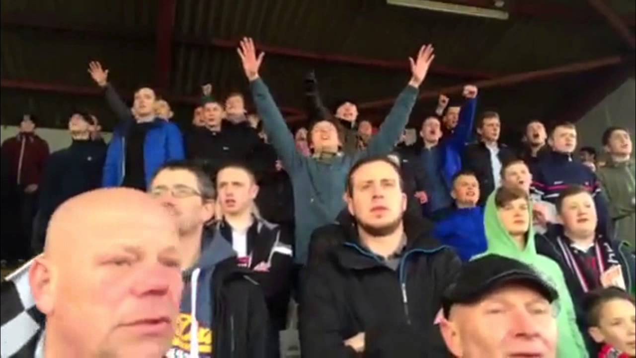 Grimsby Town fans at home against Bristol Rovers (14/2/15)