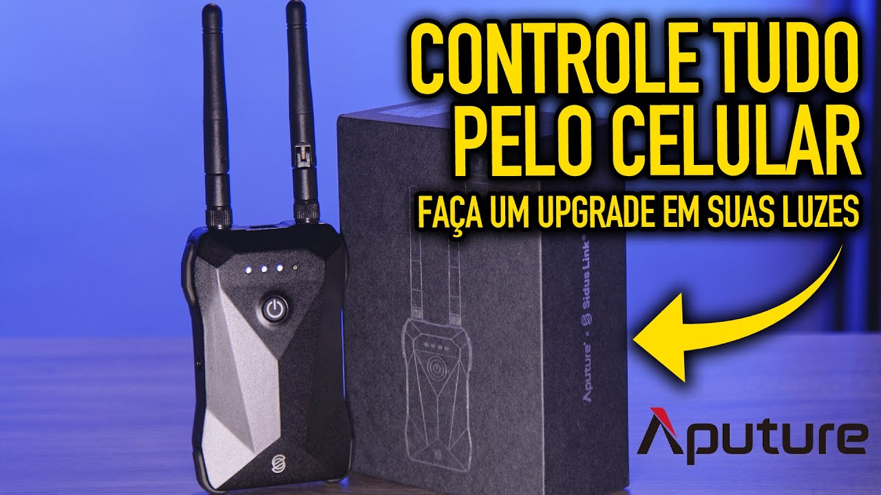 CONTROLE SUAS LUZES PELO CELULAR - Sidus Link Bridge Aputure