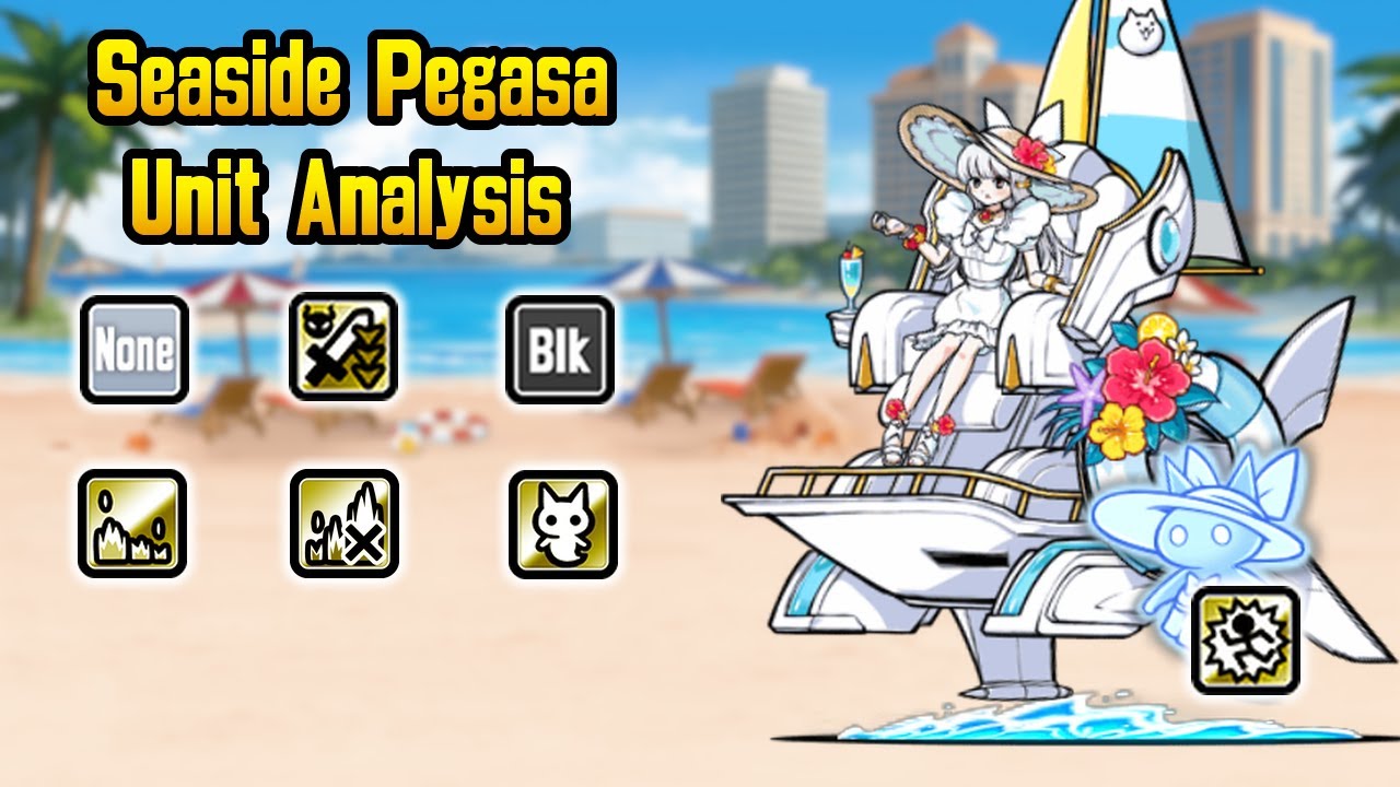 Seaside Pegasa Unit Analysis - The Battle Cats (Version 14.6)