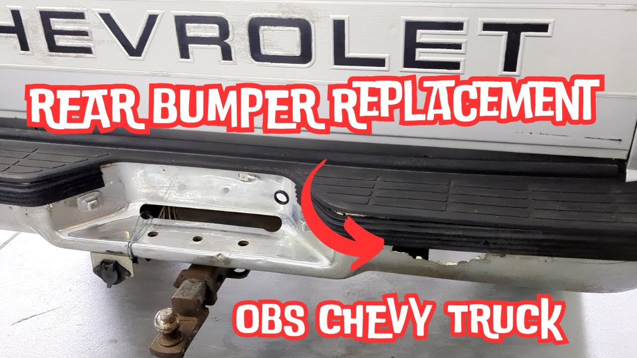 Rear Bumper Removal And Install | 1994 Chevy K1500
