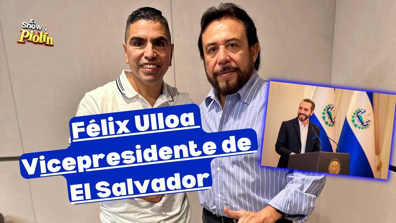 Escucha como El Presidente de El Salvador Nayib Bukele invitó a Félix Ulloa a ser Vice Presidente