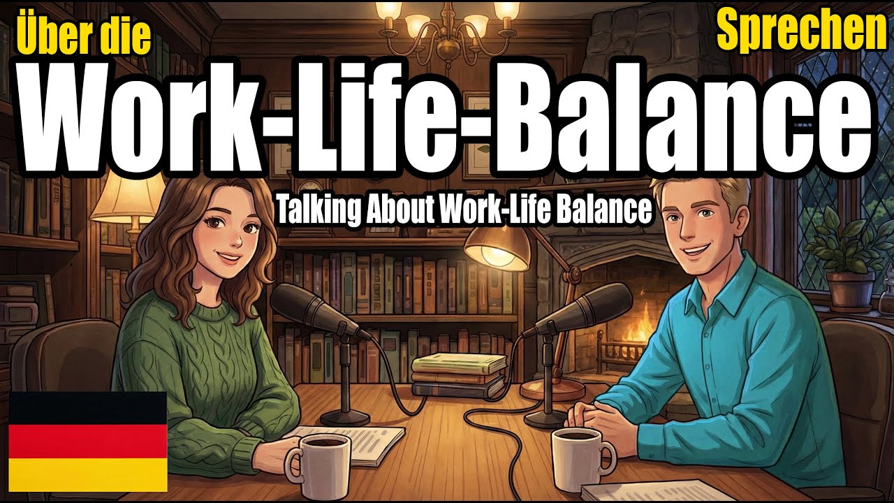 Wie man auf Deutsch über Work-Life-Balance spricht | Deutsch-Konversationsübung, Deutscher Podcast
