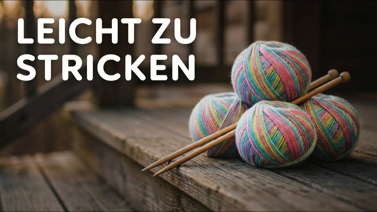 DAS GEHEIMNIS EINER NEUEN STRICKTECHNIK!