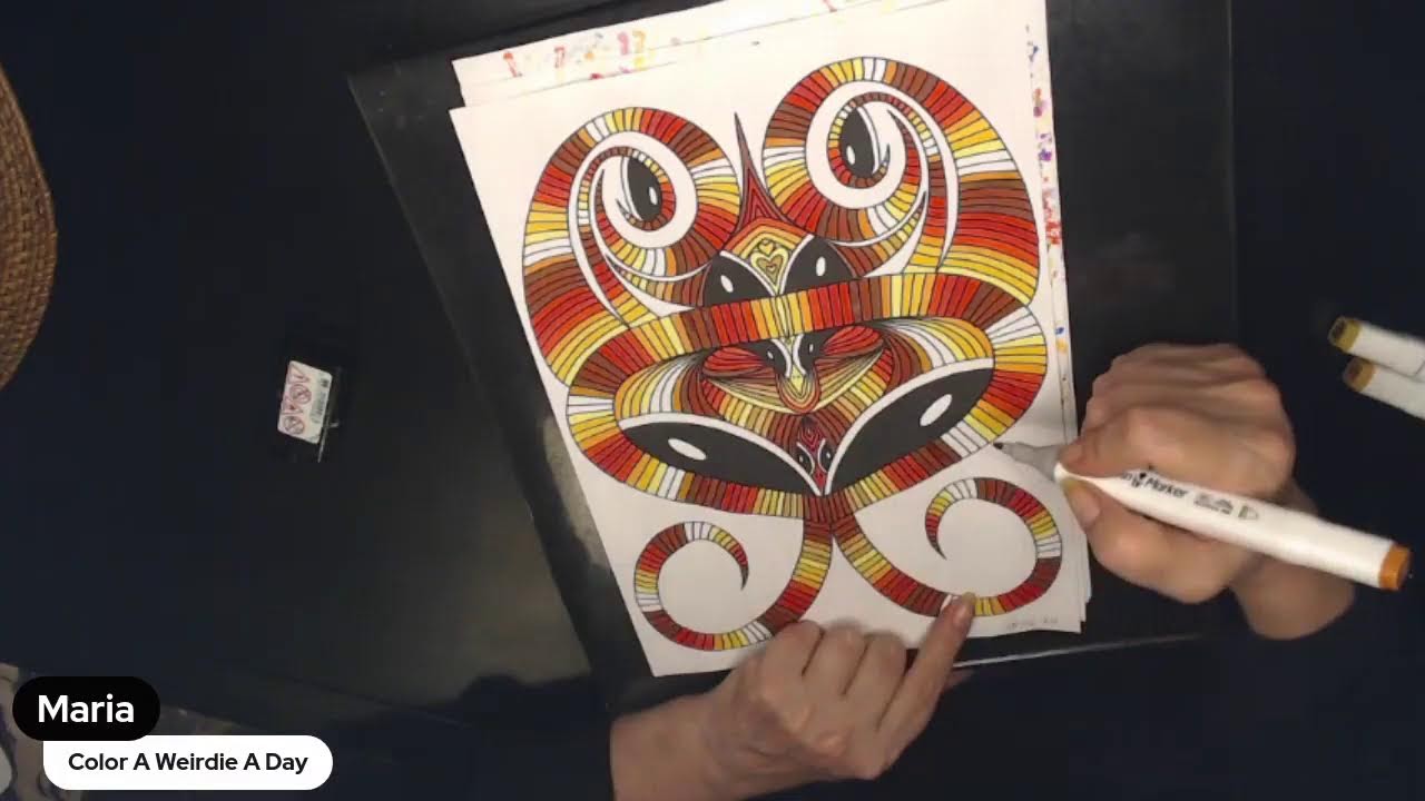 Color A Weirdie A Day the 28th of October 2024 with Maria Wedel