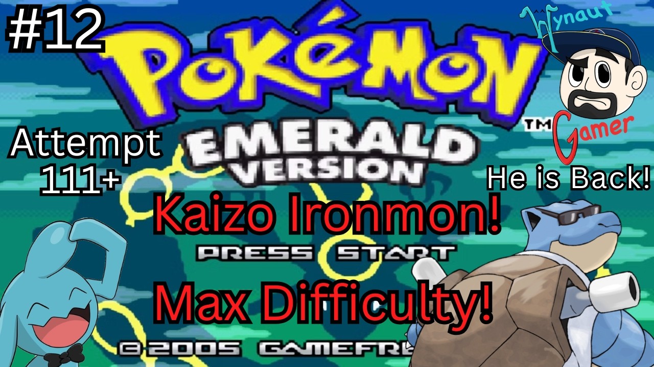 Pokemon Emerald Kaizo Ironmon! Max Difficulty! Day #12