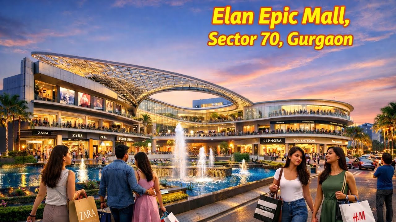 Elan Epic Mall, Sector 70, Gurgaon | Shopping Mall Tour | Best Shopping Mall 