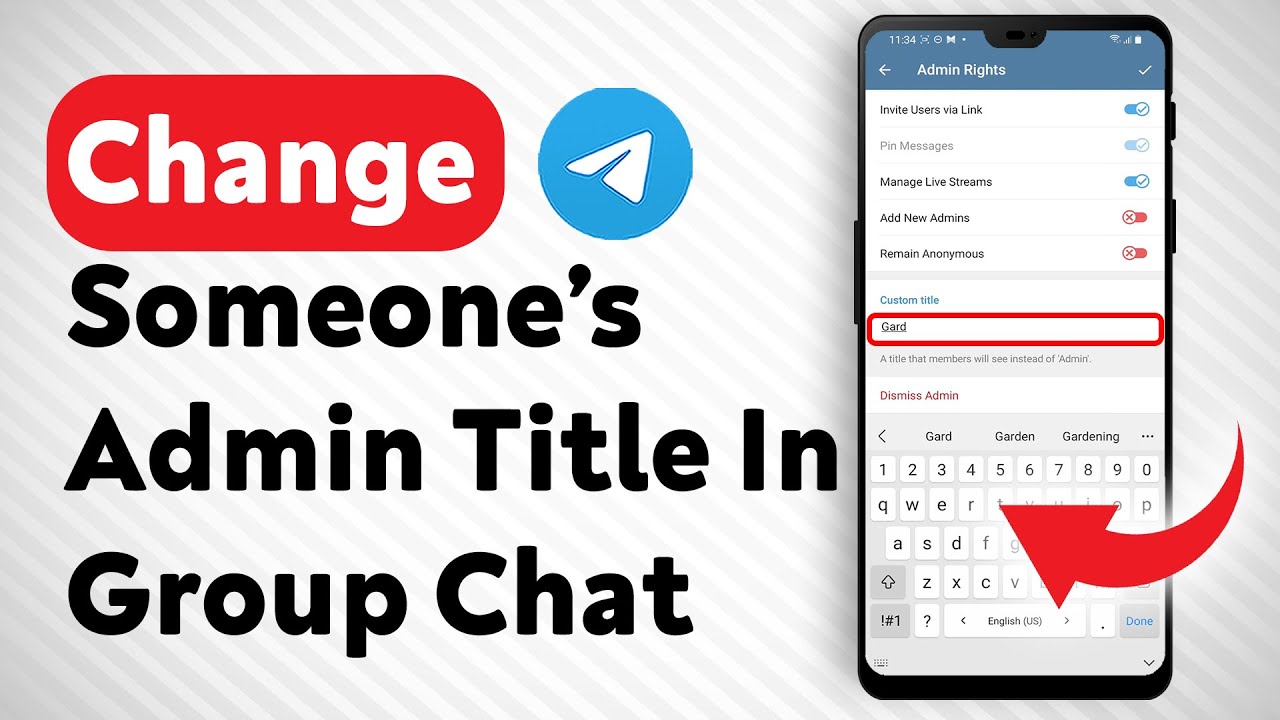 How To Change Someone's Admin Title In A Telegram Groupchat