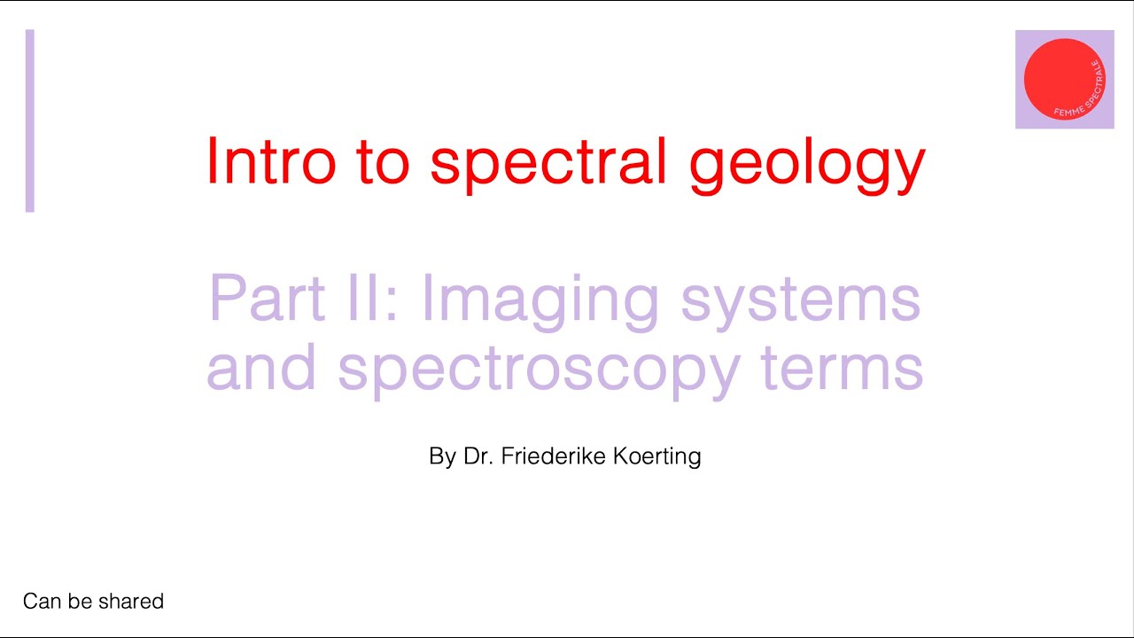 Intro to spectral geology - part 2