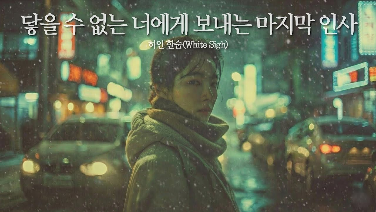 [MV] 하얀 한숨 (White Sigh) - 닿을 수 없는 너에게 보내는 마지막 인사 | Sad K-Pop Ballad