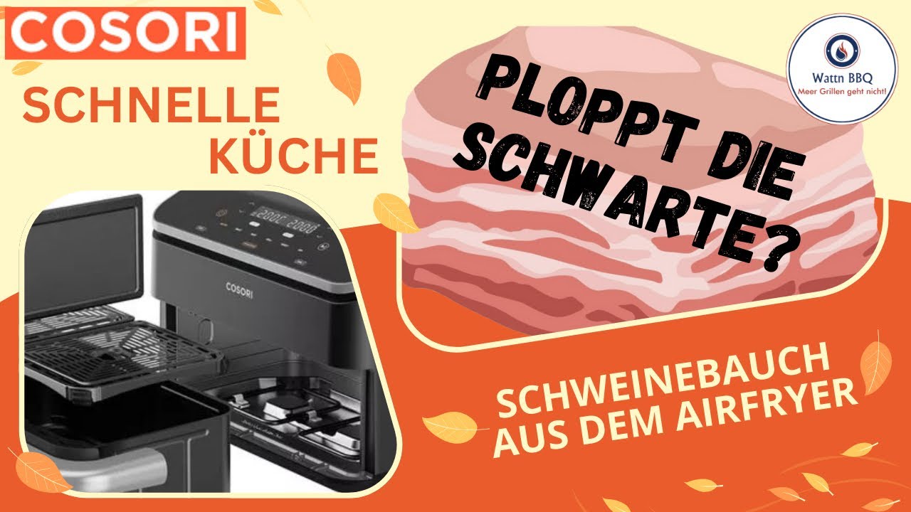 Schweinebauch im Airfryer @Cosori