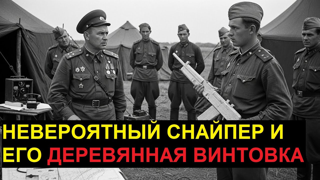 Он убил 40 немцев «деревянной» винтовкой | СССР