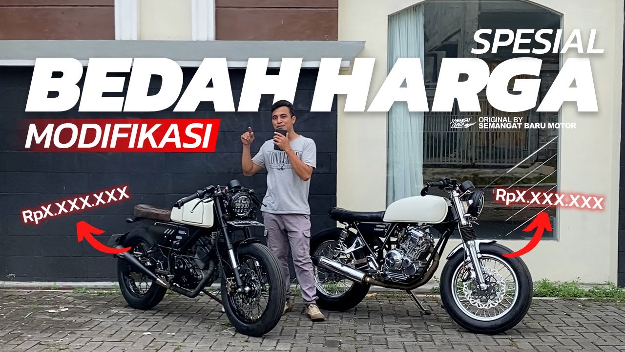 Kalian Siap?? 🛑 BEDAH BIAYA MODIF BRATCAFE ! di SEMANGAT BARU MOTOR 😵.