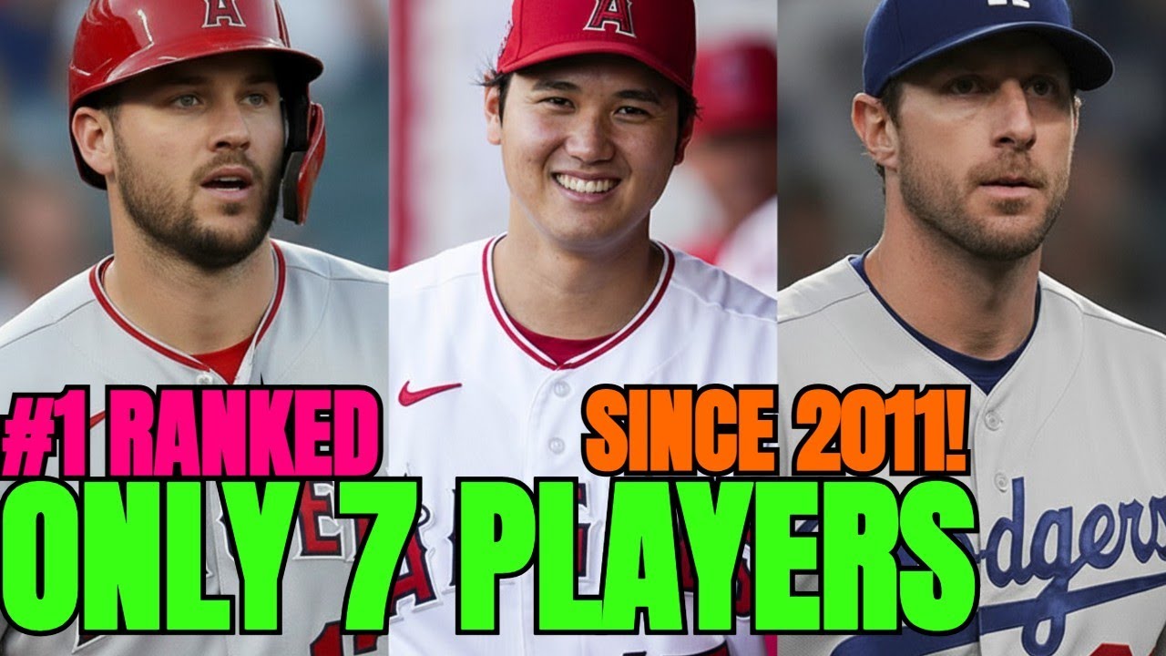 ONLY 7 Players Ranked #1 in MLB Top 100 Since 2011! (Trout, Shohei)