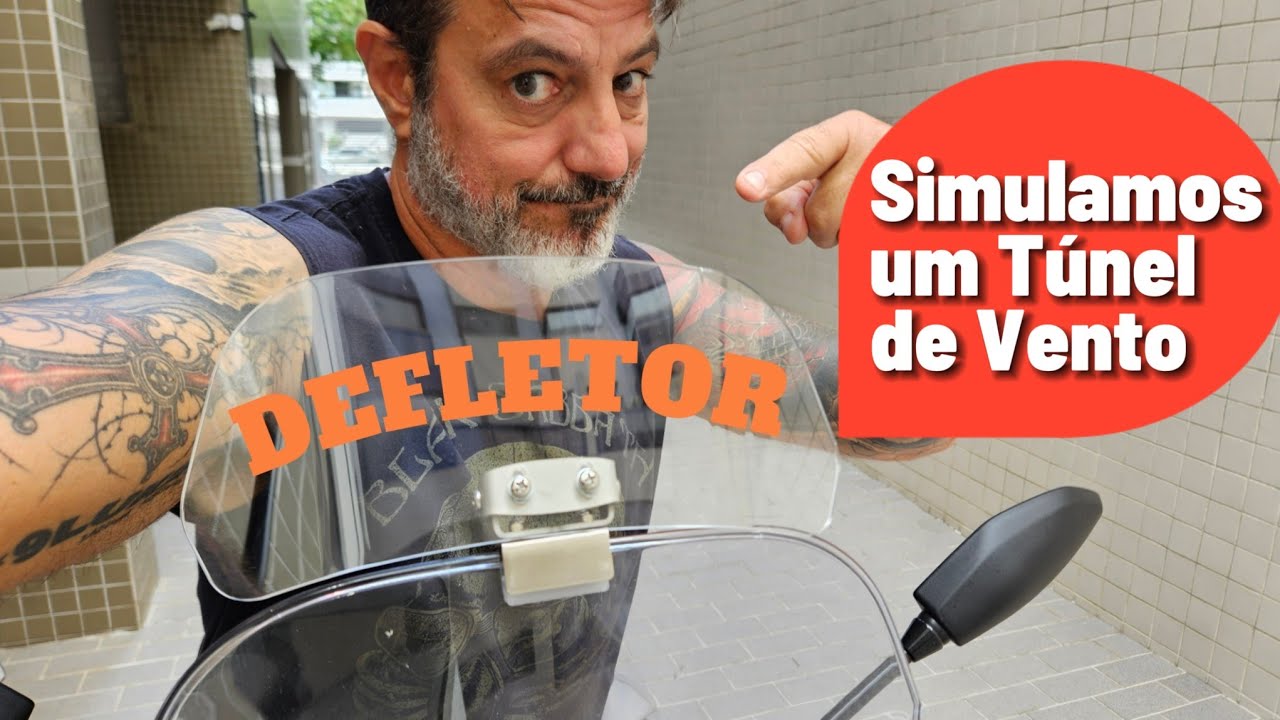 DEFLETOR PARA MOTO. Veja como ele funciona na prática !