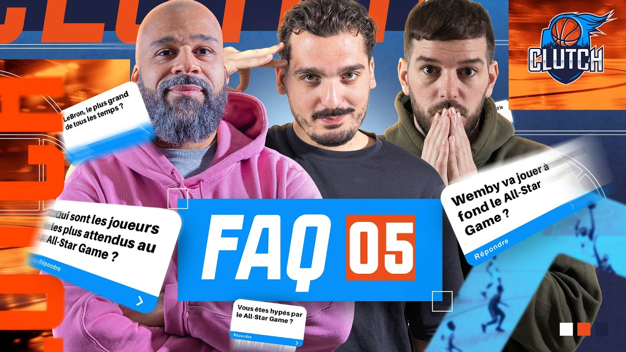 🔴 [LIVE] All-Star Game, Wembanyama, LeBron : Clutch répond à vos questions (Basket)