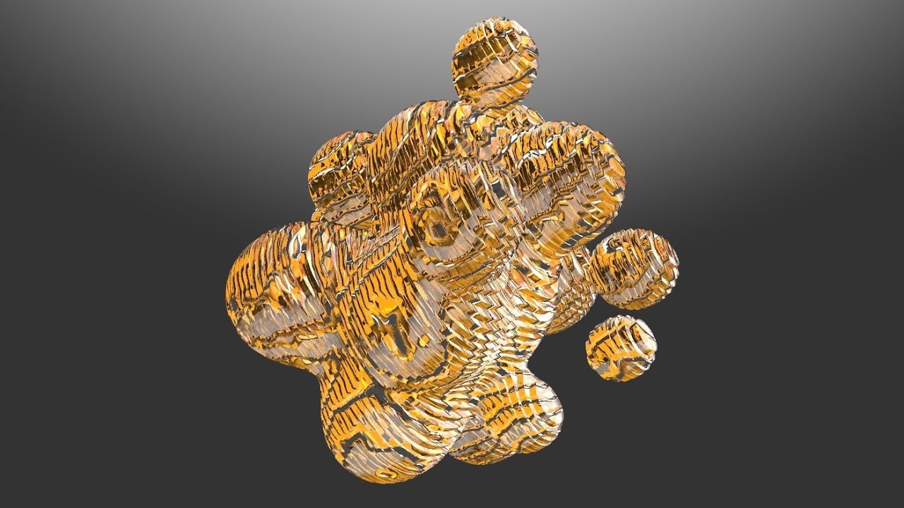 Random Metaball 3d Geometry- Rhino Grasshopper