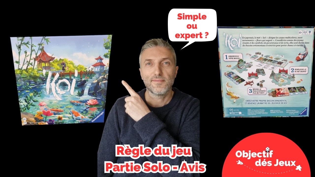 KOI - R&egrave;gle du jeu + Avis + Partie SOLO (jeu de Soci&eacute;t&eacute;)  @ravensburgerfrance