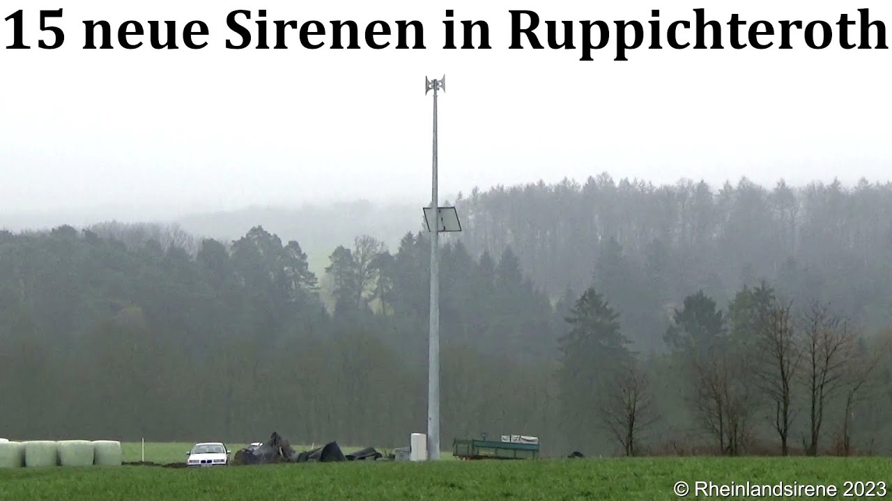 Neuinstallation: Sirenenprobe Hörmann ECI 600 | Probealarm Kuchem (Ruppichteroth)