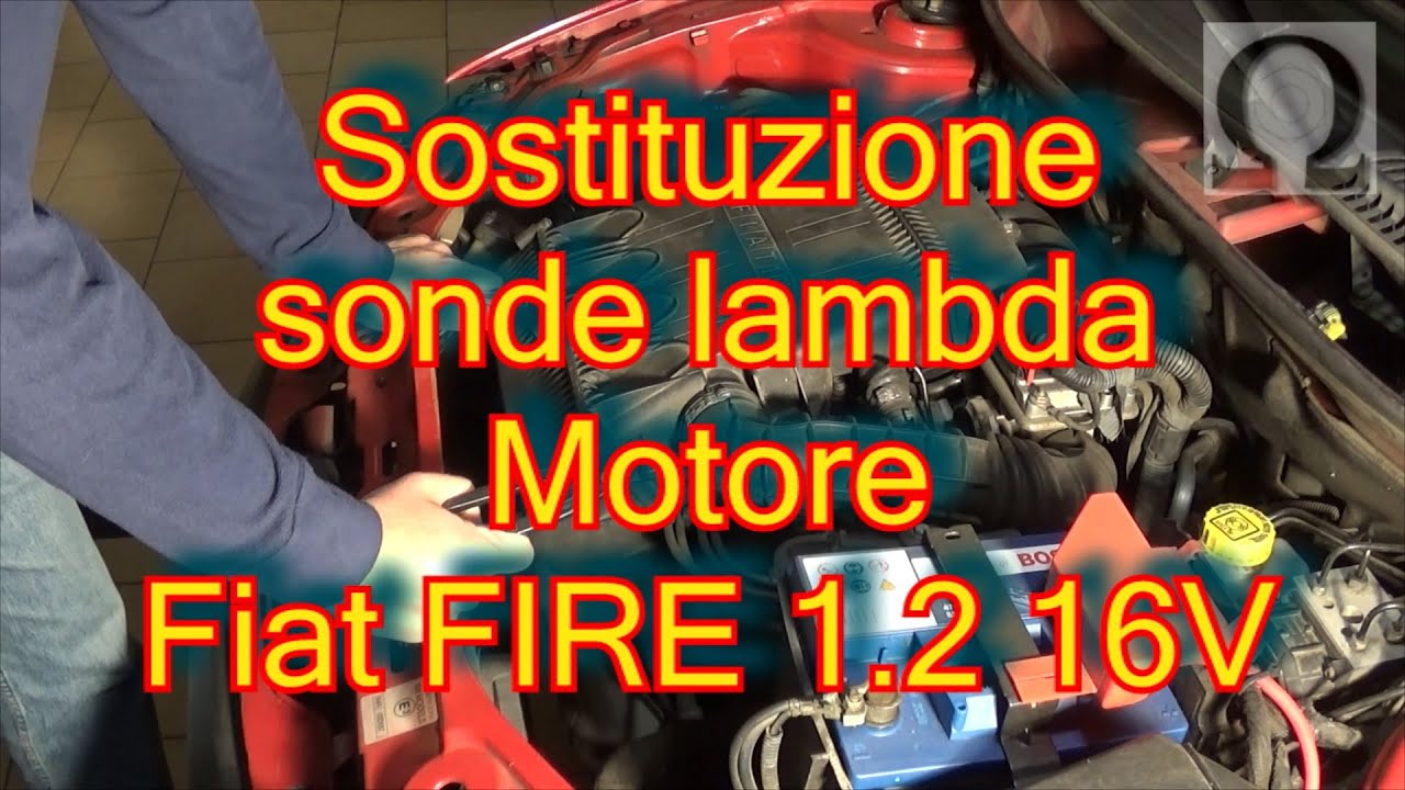 Tutorial sostituzione sonde lambda fiat punto mk2 188 (euro3) 1.2 16v fire