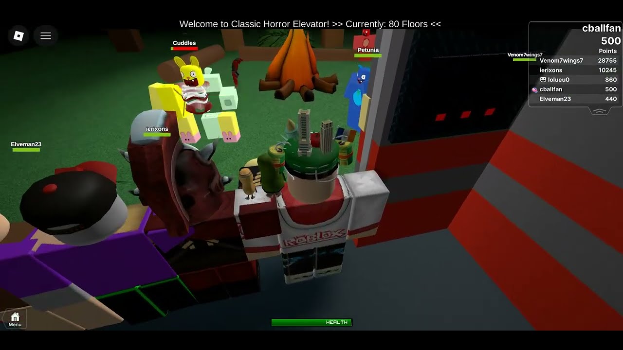 Retroblox: The Classic Horror Elevator part 6