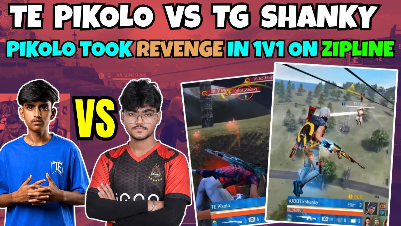 TE PIKOLO VS TG SHANKYT 1V1 | PIKOLO TOOK REVENGE FROM TG SHANKY | TEAM ELITE