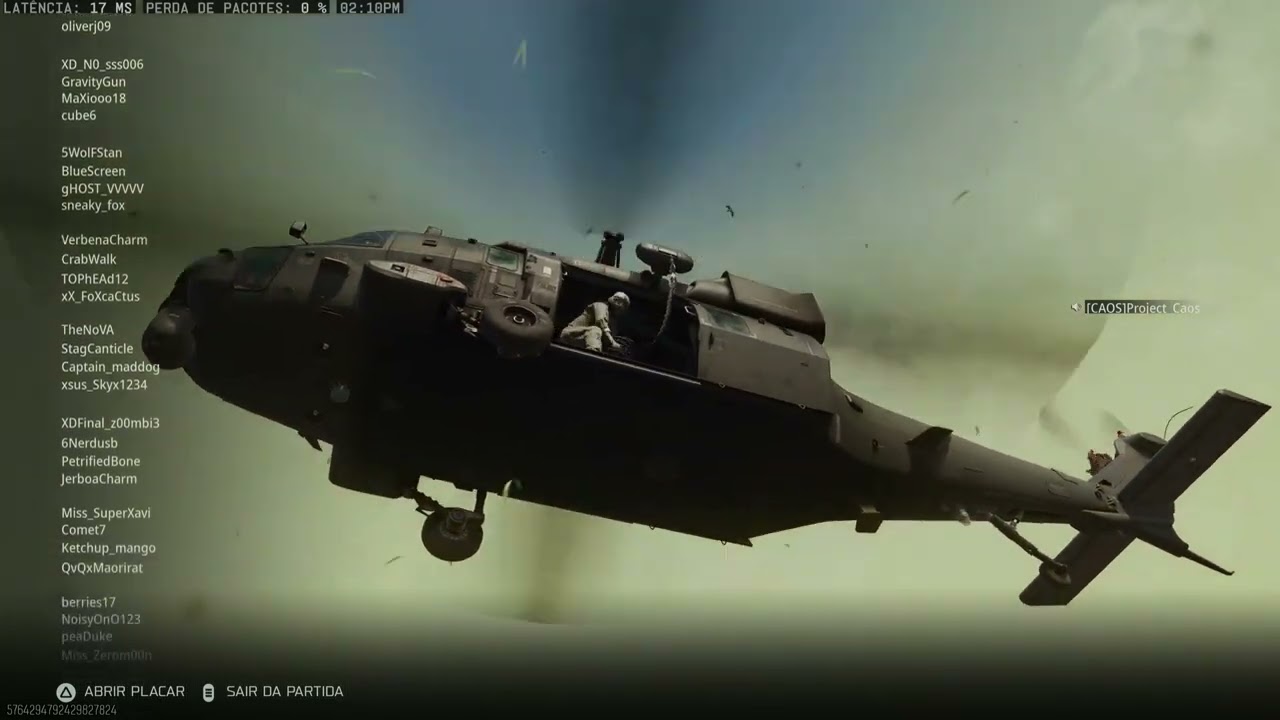 Project finalizando no CAOS