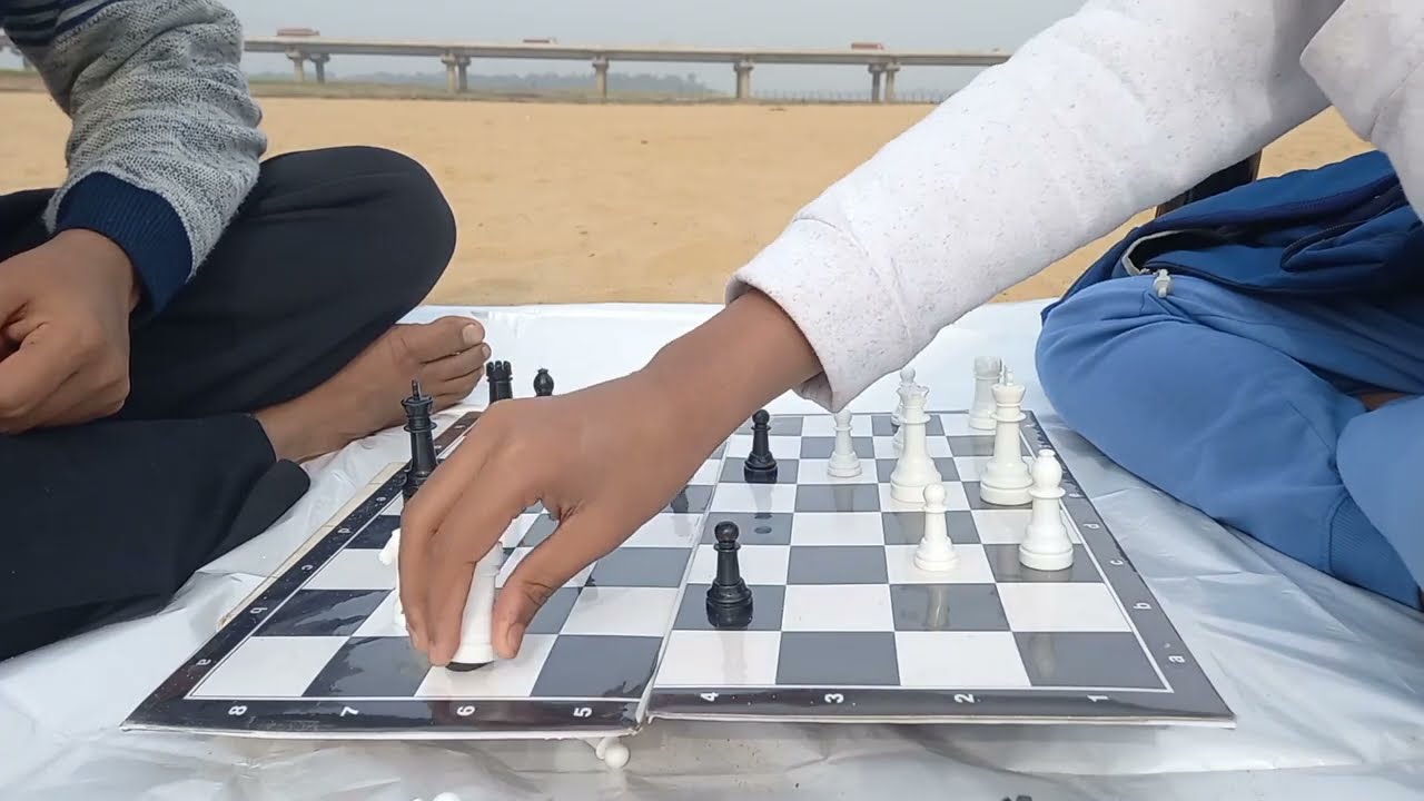 Chess सोन नदी के रेगिस्तान में हमने खेला /chess#59@