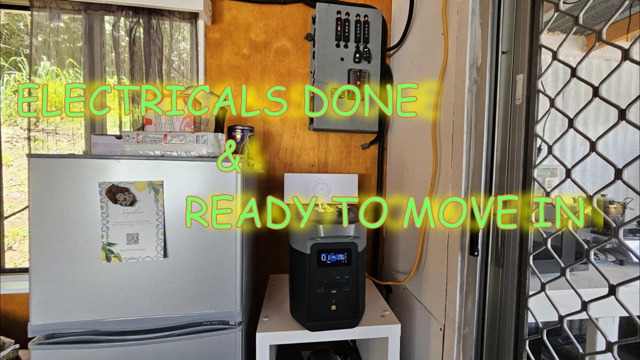 "Almost Ready: Our Off-Grid Living Build - Electrical Work Complete!"
