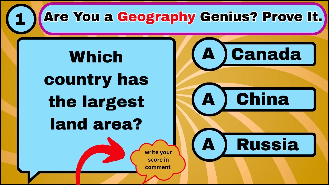 Only 2% Can Score 10/10 on This Geography IQ Test