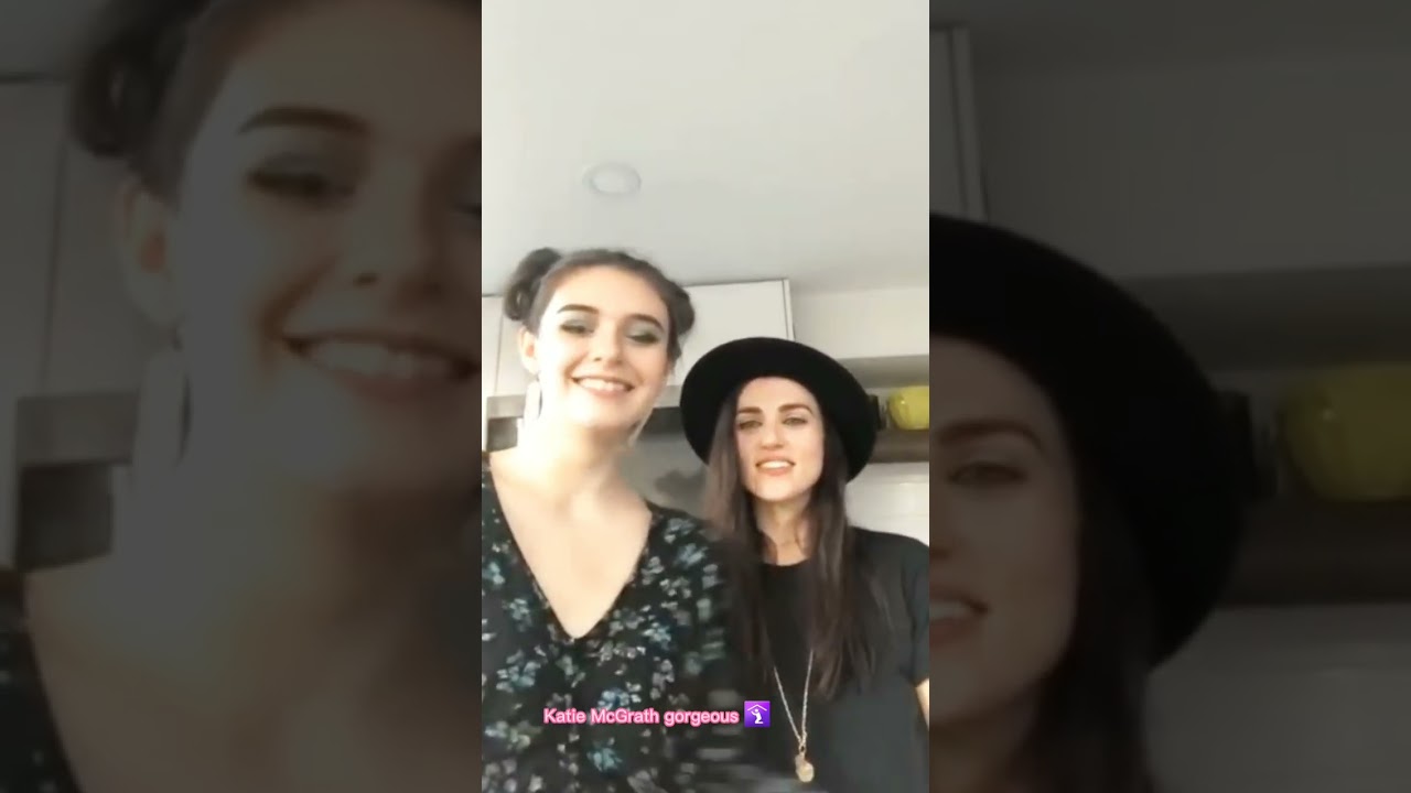 Katie is so cute here. You can't do without a smile!