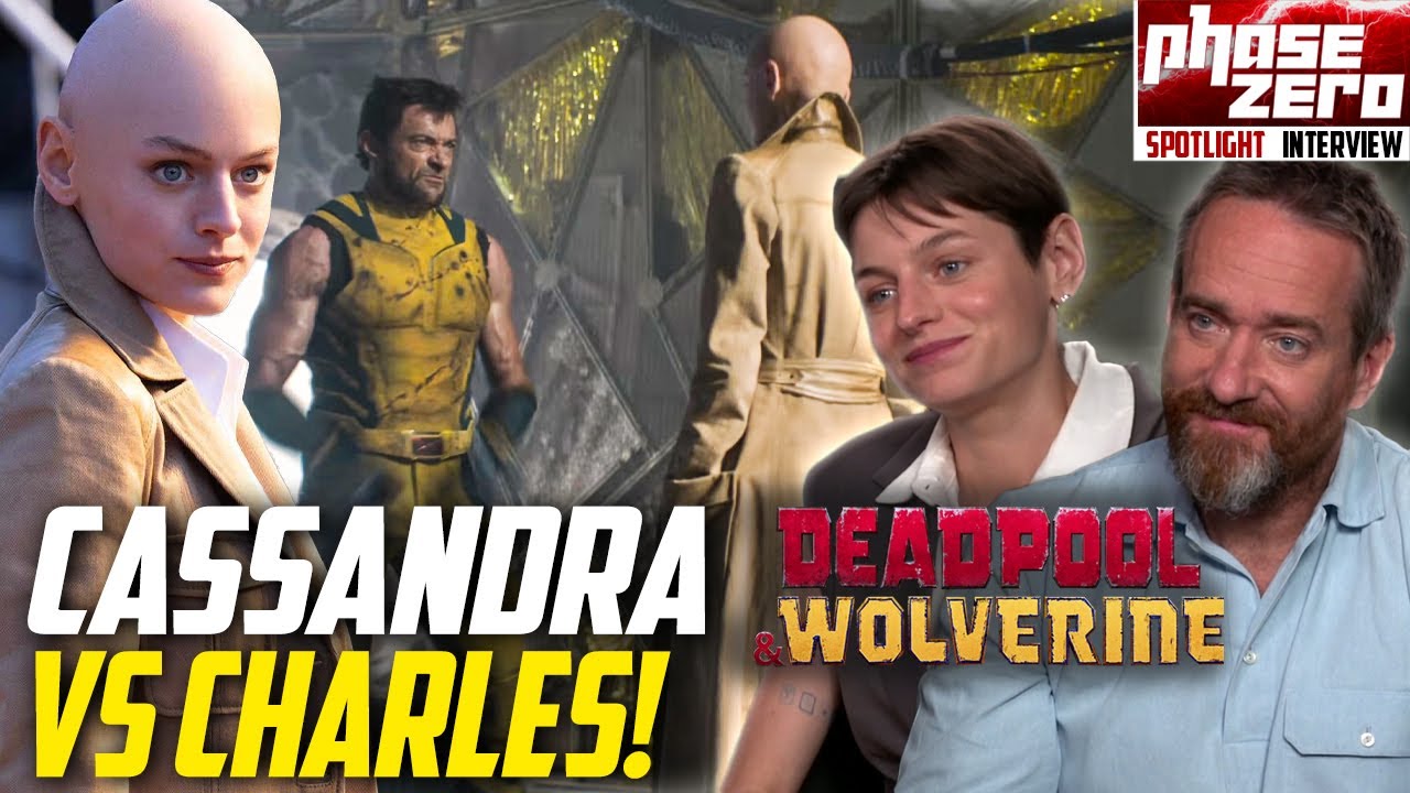 Cassandra Nova Talks Sibling Rivalry with Professor X! Deadpool & Wolverine Cast Interview!