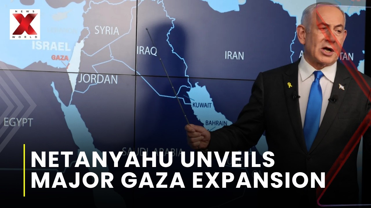 Gaza Tensions Rise After Netanyahu Announces Expanded Israeli Control Goals | NewsX World