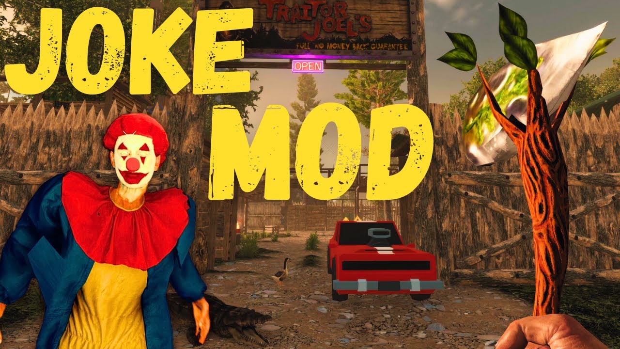 The Joke Mod is INSANE!!! 1st Horde night 7 Days to Die
