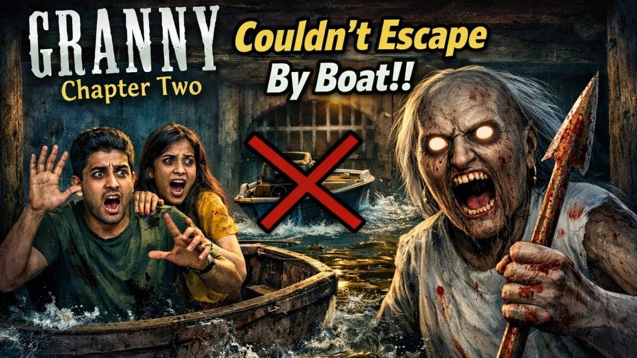 Granny Chapter 2 Boat Escape Failed 😱 आख़िर क्यों नहीं निकल पाए हम?