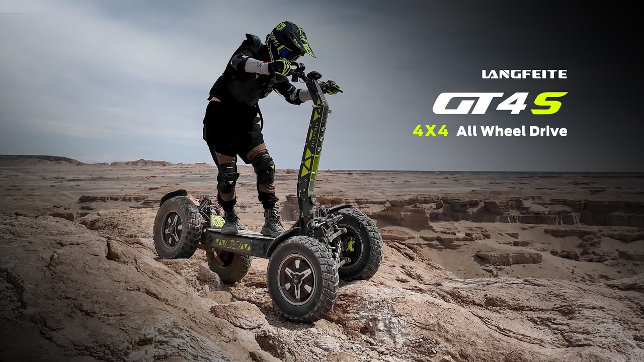 Discover the Future of Outdoor Adventure with Langfeite 4-Wheeler Electric ATV Scooter!