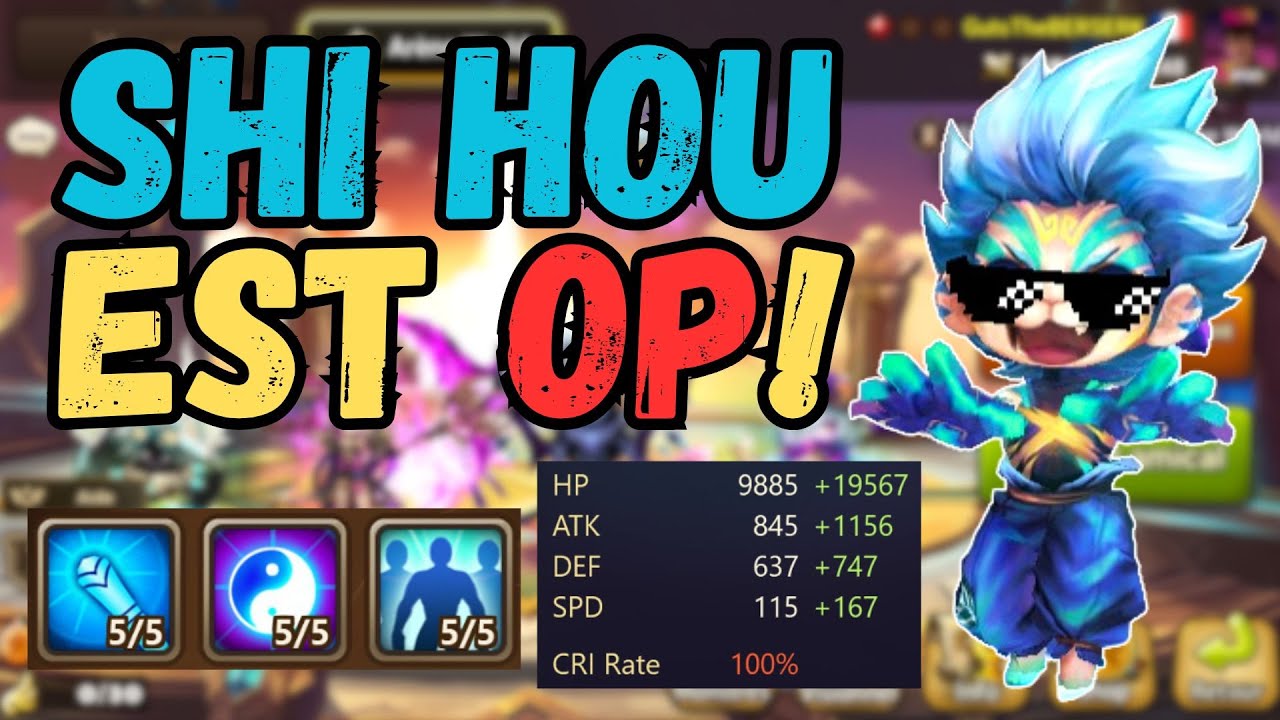 Shi Hou est mon monstre préféré post-BP ! SUMMONERS WAR