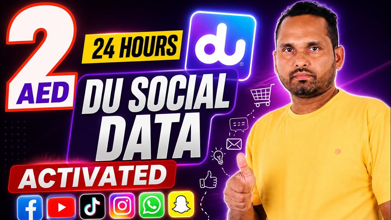 How to make data du sim 2 AED for 24 hours | best du data offer 2023 #datapackege