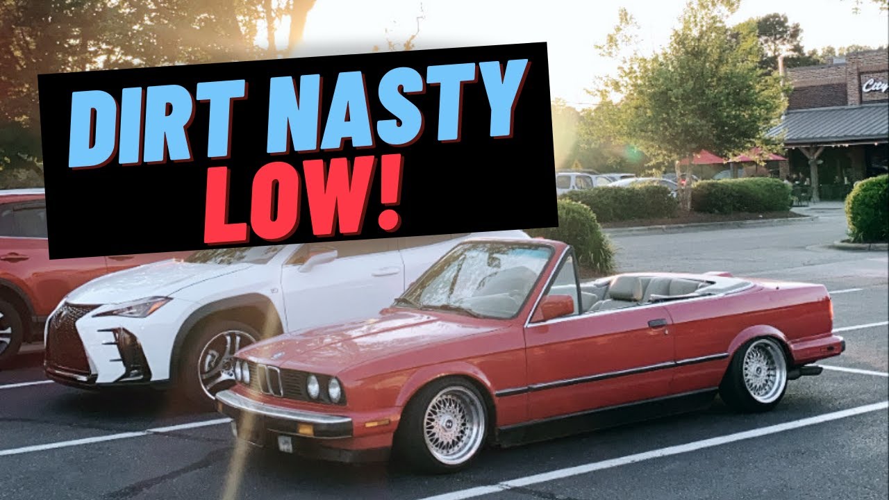 LOWERED THE E30... AGAIN!