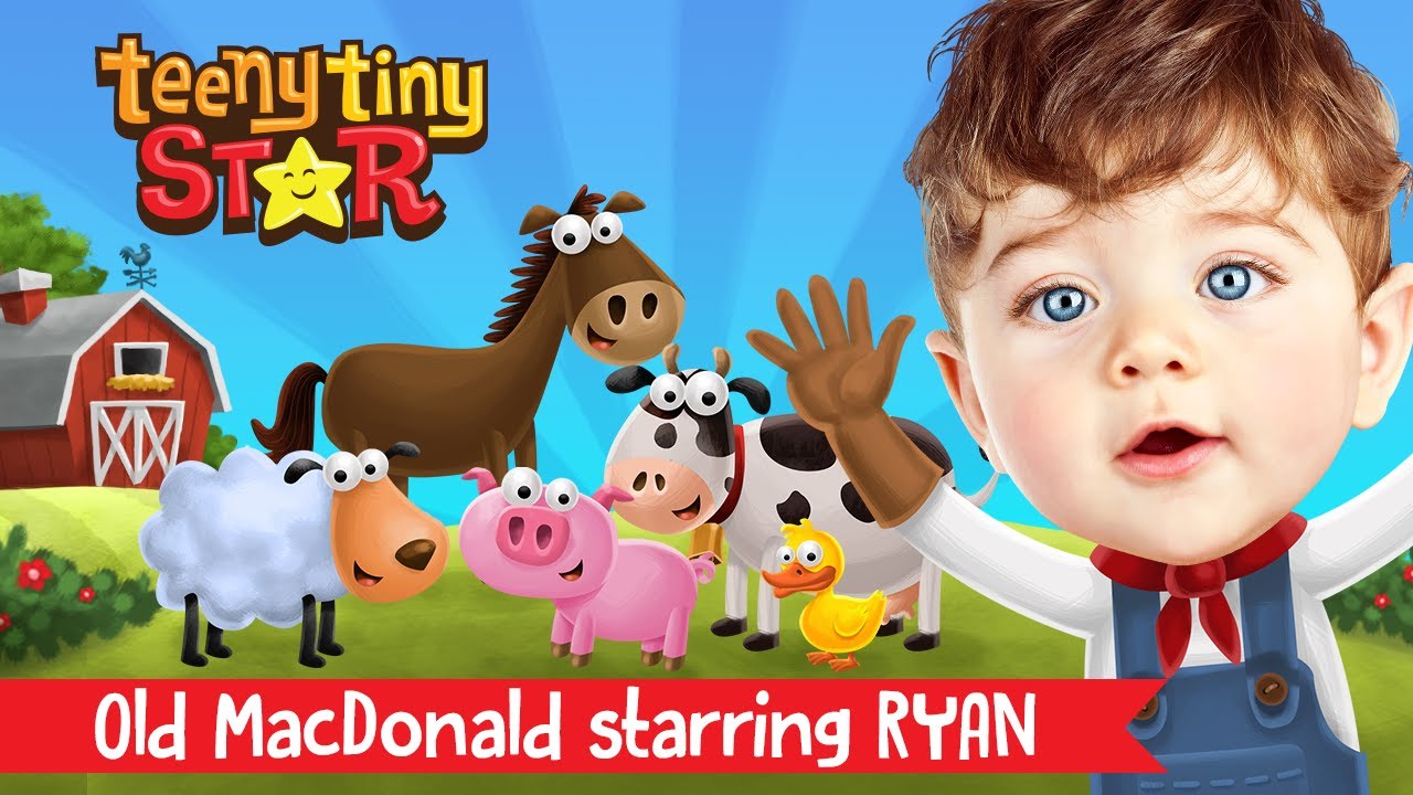 Old MacDonald Had a Farm - Kids Nursery Rhymes | Starring Ryan