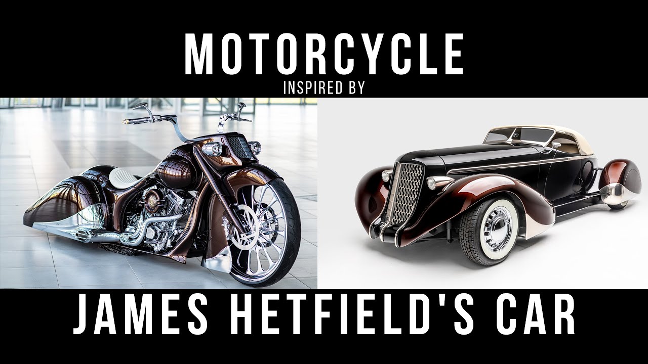 Amazing motorcycle inspired by James Hetfield's car