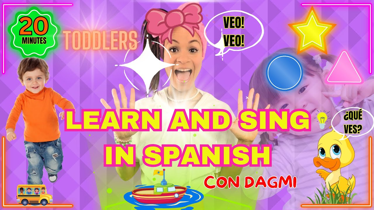 Duck 🦆 Puppet II Songs II Veo Veo! Qué ves? II Wheels on the Bus I Colors & more I TODDLERS LEARNING