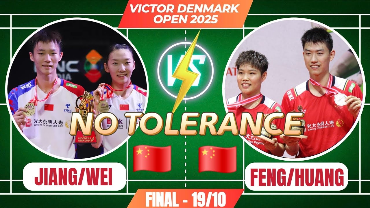 FENG/HUANG 🇨🇳 vs JIANG/WEI 🇨🇳 | THE MATCH WAS UNTIL OF REGRESSION | FINAL VICTOR DENMARK OPEN 2025