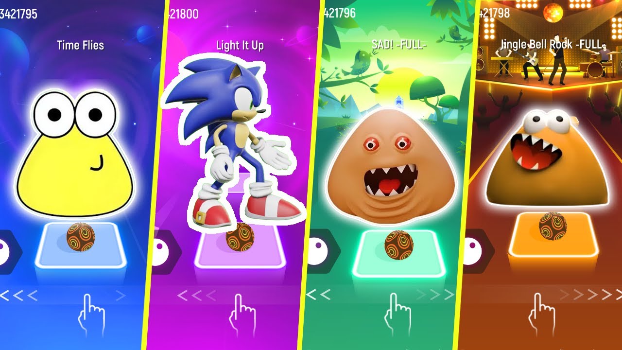 Poulina 🆚 Sonic 🆚 Pous revenge 🆚 Pou song | Who ls best?