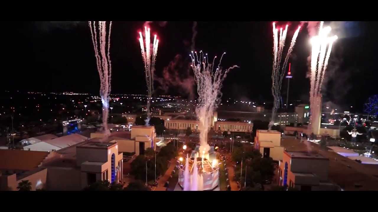 Above the Great State Fair of Texas