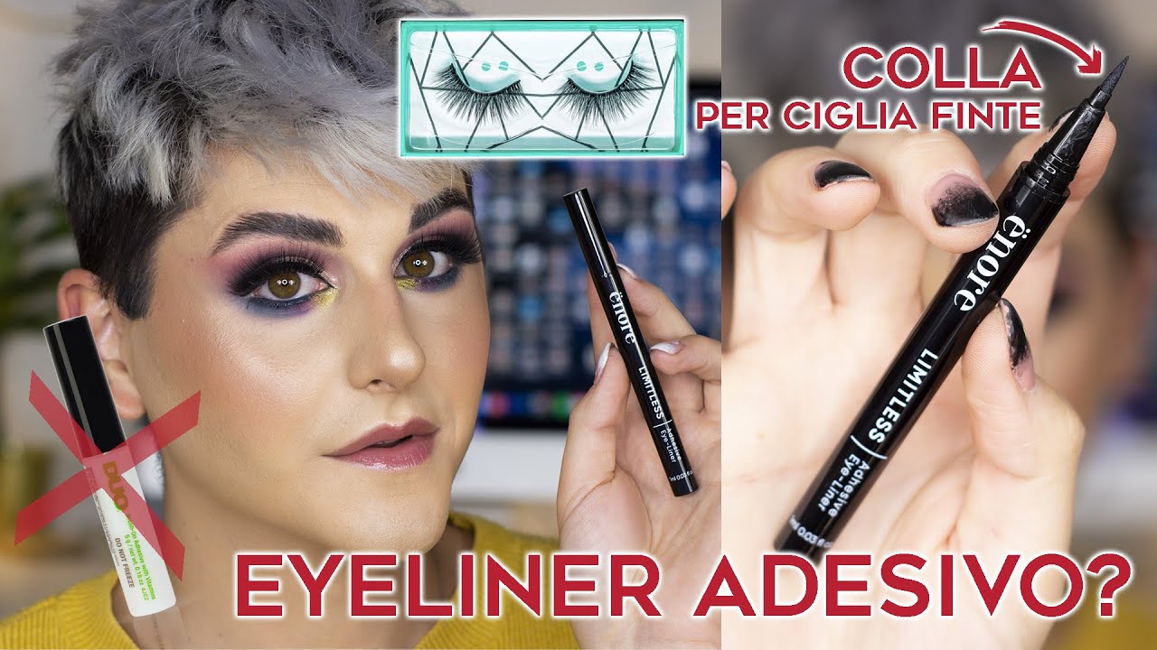 EYELINER ADESIVO PER CIGLIA? 😨 Addio colla? 🤔 | Antonio Di Matteo