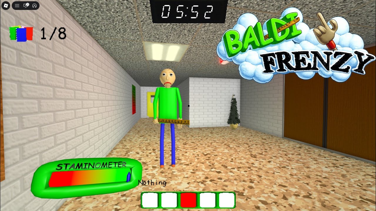 Baldi's Frenzy - Не совсем публичная демо-версия карты (Roblox)