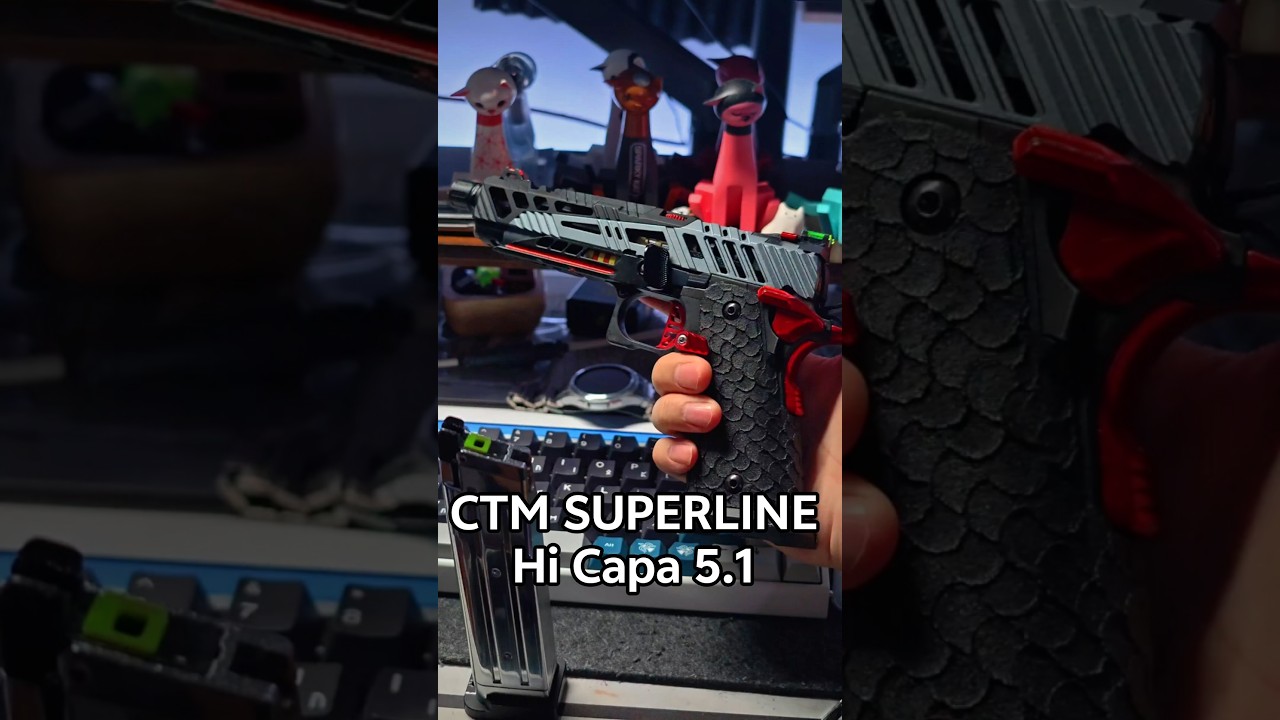 Hi Capa 5.1 CTM TAC SUPERLINE [Updated] | Super Snappy &  Super Loud! #toy #airsoft #shorts
